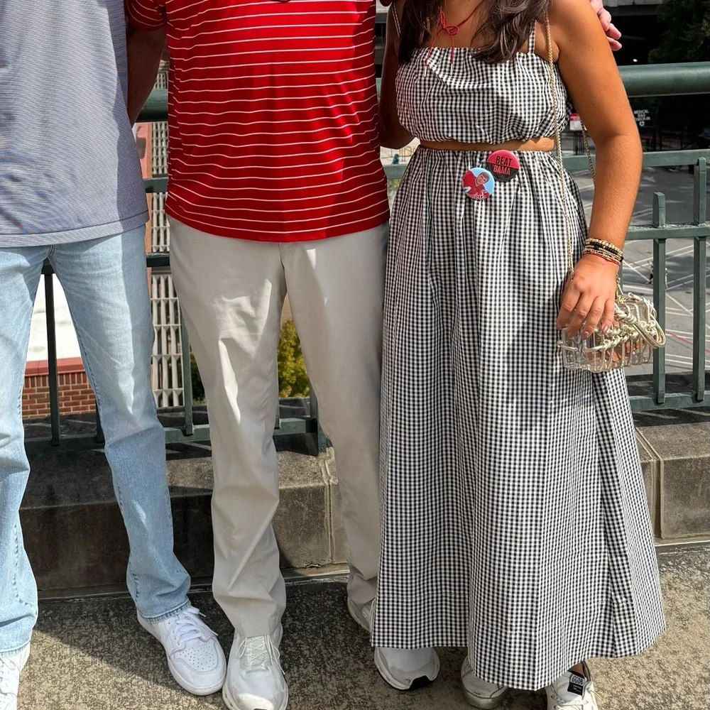 French connection from dilliards gingham set small! Skirt was altered a tad!